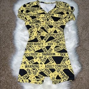Warning Onsie